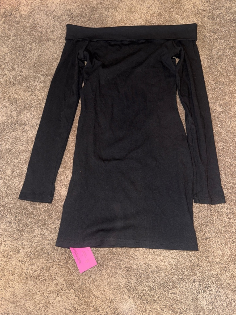 NWT hyper fire black ribbed dress